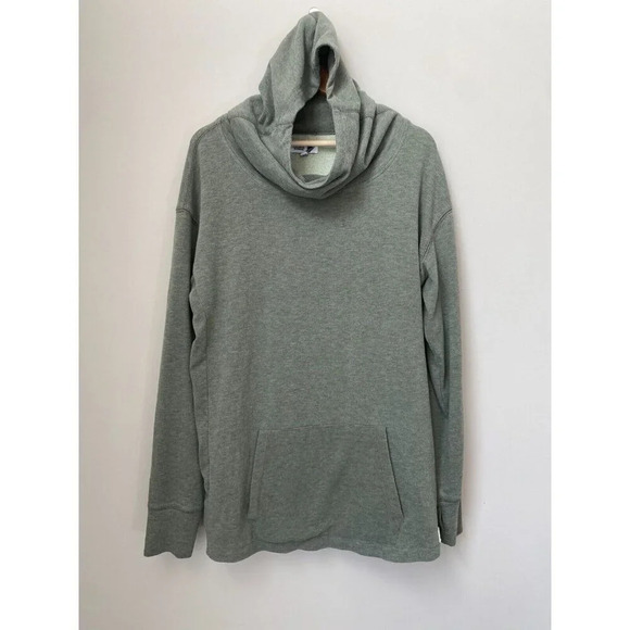 Fundamental Coast Women's XL Andrea Cowl Pullover Sweatshirt Thumbholes in Green - Picture 3 of 16